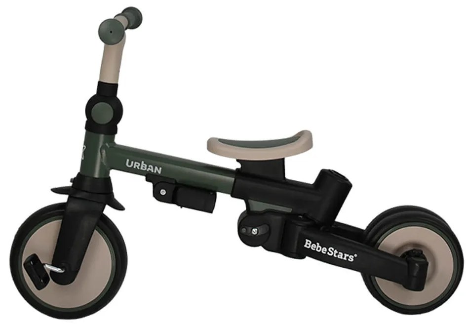 Ποδηλατάκι τρίκυκλο 7 σε 1 Urban Forest Green Bebe Stars