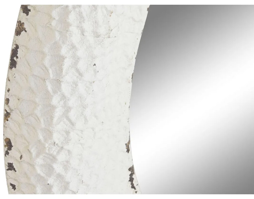 Τοίχο καθρέφτη Home ESPRIT Λευκό 84 X 6 X 84 CM