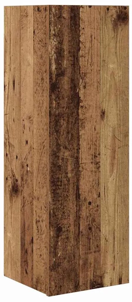 vidaXL Σετ επίπλου τηλεόρασης 10 pcs Παλαιό ξύλο 30.5 x 30 x 90 cm