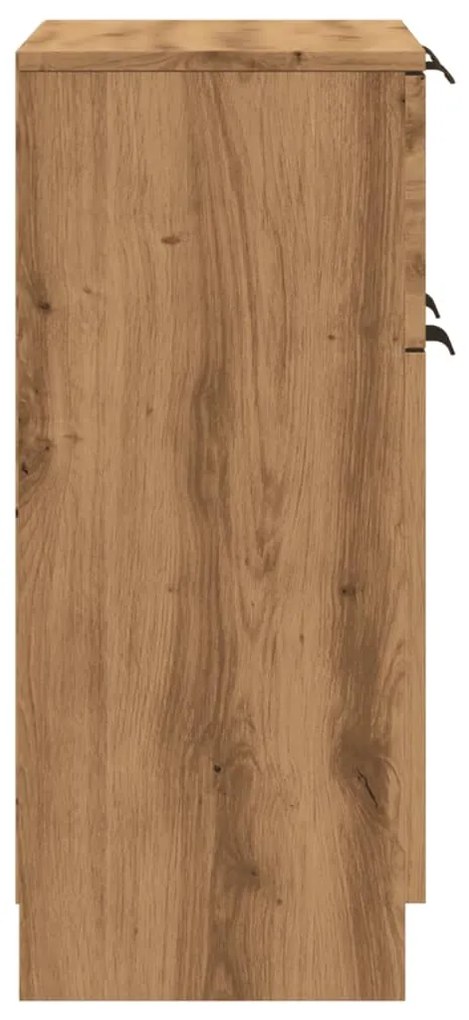 vidaXL Μπουφές Αρτισιανή Δρυς 60 x 30 x 70 εκ. από Επεξεργασμένο Ξύλο