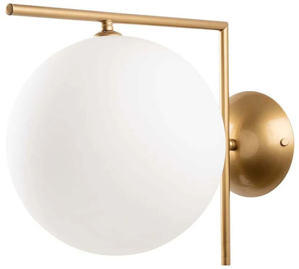 Φωτιστικό Τοίχου - Απλίκα Luminar 521SHN2249 25x43x30cm 1xG9 10W Gold-White Opviq