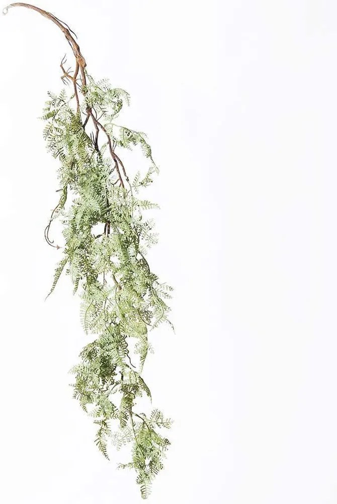 Τεχνητή Kρεμαστή Φτέρη Cinnamon 0561-7 105cm Light Green Supergreens Polyethylene