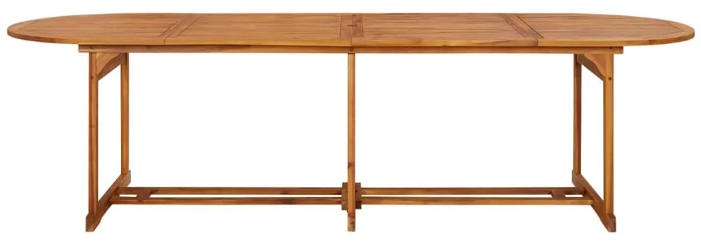 vidaXL Σετ Τραπεζαρίας Κήπου 11 Τεμαχίων 280x90x75 εκ. Μασίφ Ακακία