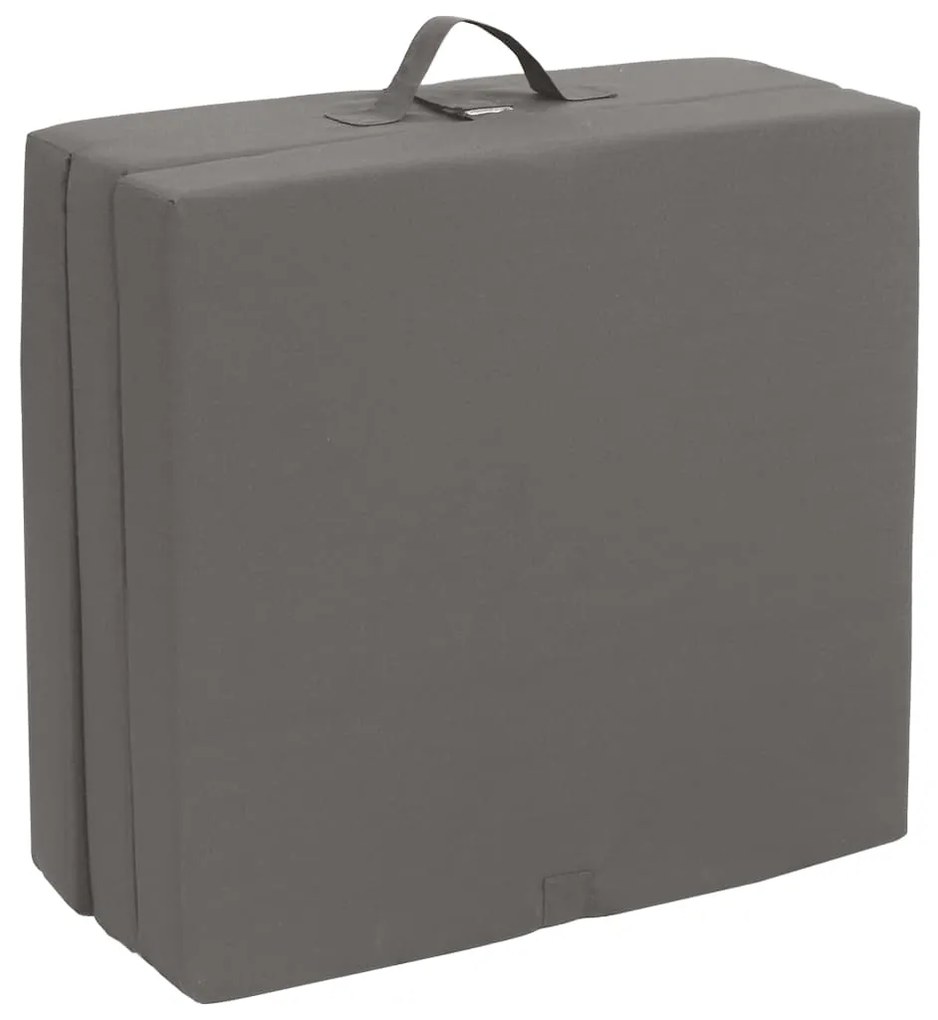 vidaXL 282826 Trifold Foam Mattress 190 x 70 x 9 cm Grey