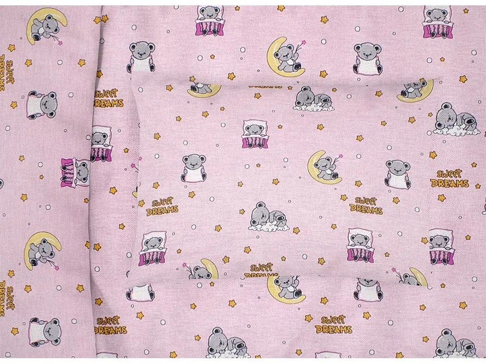 Μαξιλαροθήκη Παιδική Sweet Dreams 550 Pink DimCol 50Χ70 100% Βαμβάκι