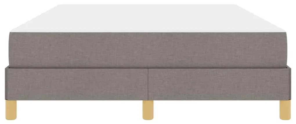 vidaXL Κρεβάτι με ελατήρια Ταμπά και Καφέ 140 x 200 cm
