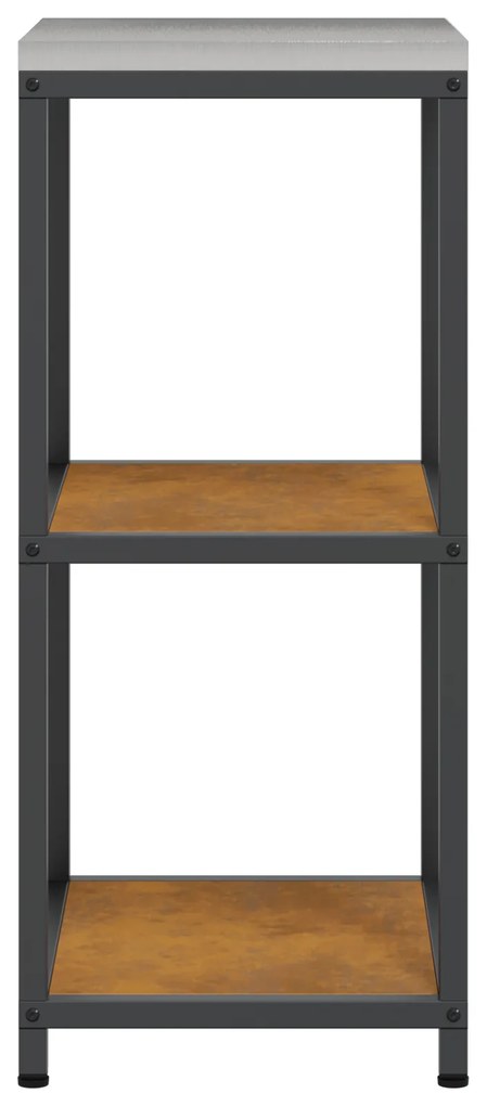 vidaXL Ράφι Αποθήκευσης Κουζίνας με ράφι Σκ rusty 60 x 50 x 92 εκ.