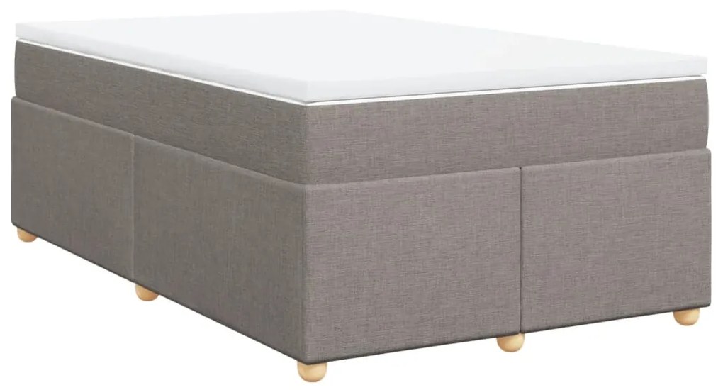 ΚΡΕΒΑΤΙ BOXSPRING ΜΕ ΣΤΡΩΜΑ TAUPE 120X190 ΕΚ. ΥΦΑΣΜΑΤΙΝΟ 3285363