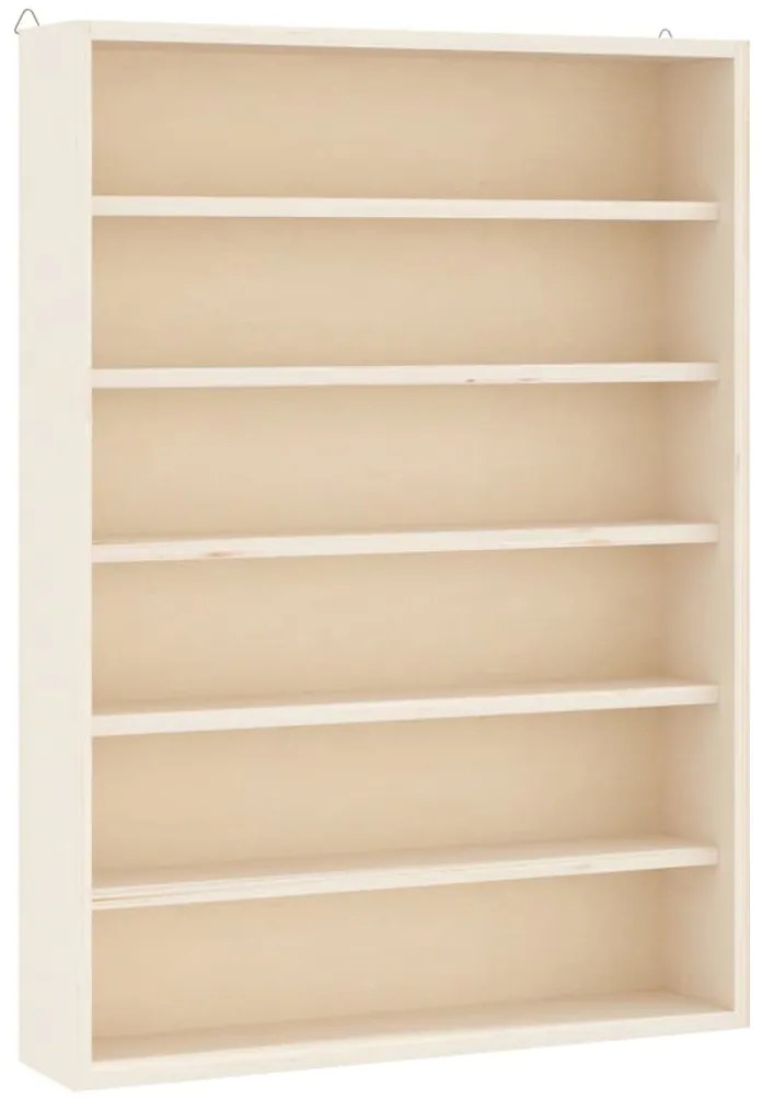 Ξύλινη συλλεκτική βιτρίνα με 6 ράφια 40x8,5x55 εκ. - Καφέ