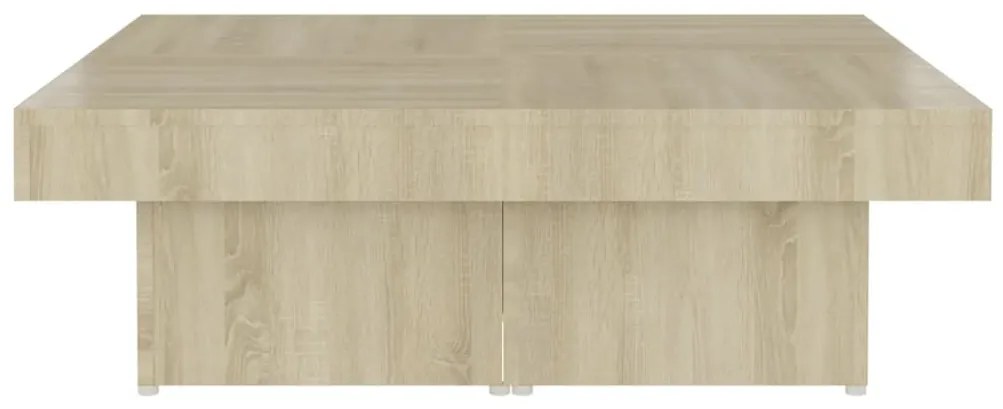 vidaXL Τραπεζάκι Σαλονιού Sonoma Δρυς 90x90x28 εκ. Μοριοσανίδα