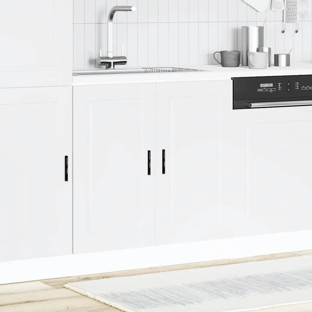 vidaXL Ντουλάπι βάσης νεροχύτη Porto Λευκό 80x46x81,5 cm