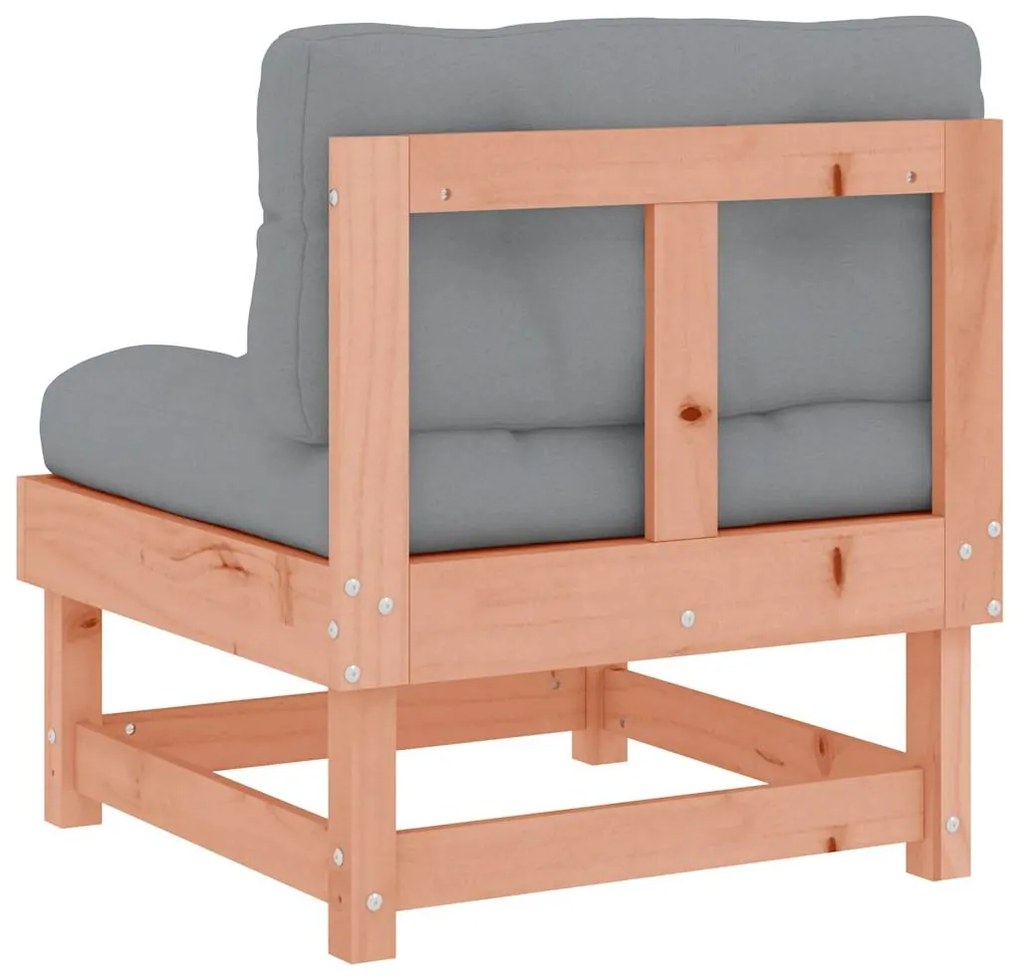 vidaXL Καναπέδες Μεσαίοι με Μαξιλάρια 2 τεμ. Μασίφ Ξύλο Ψευδοτσούγκας