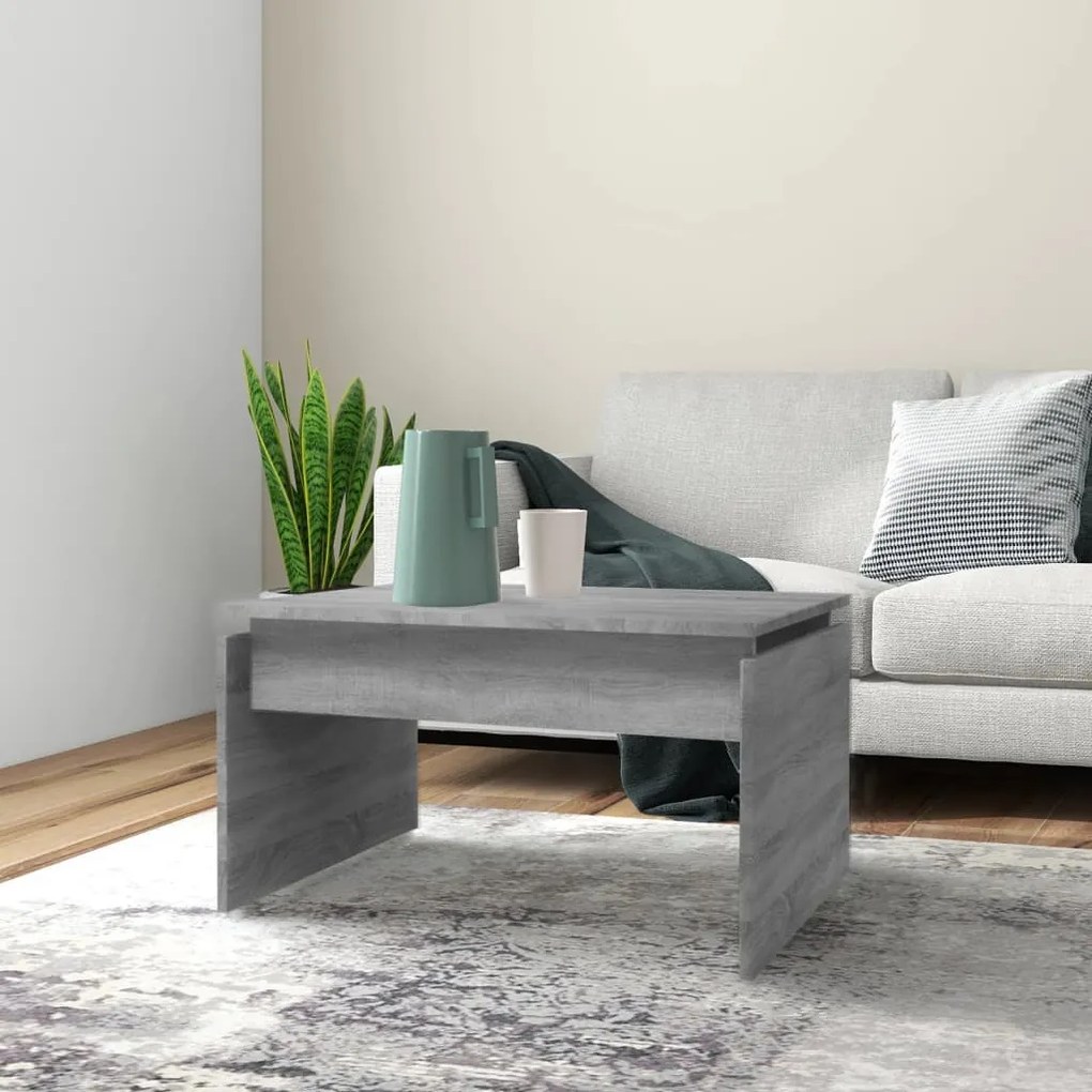 vidaXL Τραπεζάκι Σαλονιού Γκρι Sonoma 68x50x38 εκ. Επεξεργασμένο Ξύλο