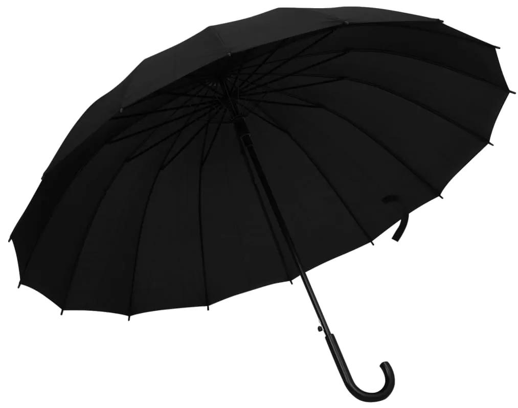 Ομπρέλα Αυτόματη Μαύρη 120 εκ.