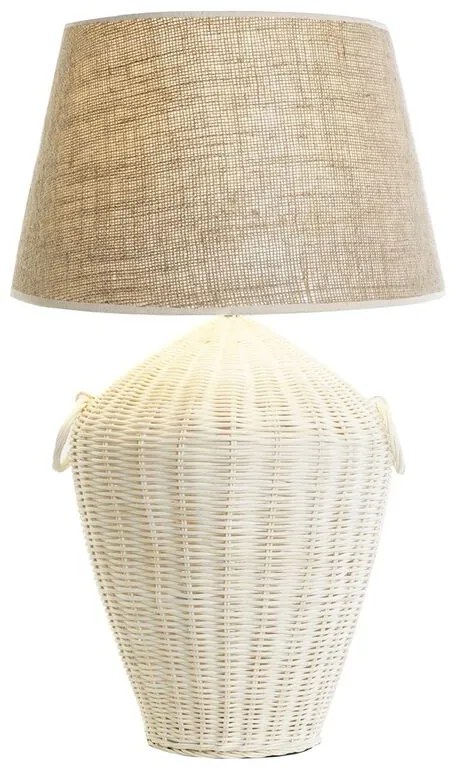 Επιτραπέζιο Φωτιστικό DKD Home Decor Λευκό Καφέ 50 W 220 V 42 x 42 x 70 cm