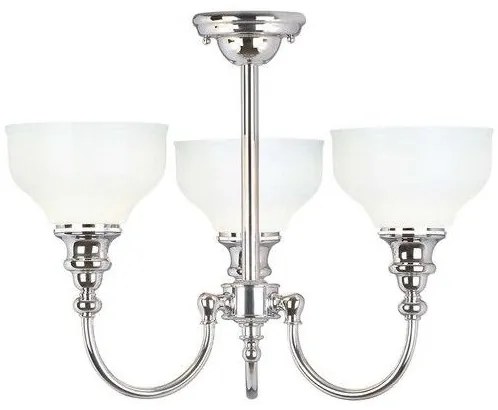Πλαφονιέρα  Φωτιστικό Μπάνιου 3xG9  Χρώμιο  IP44 Cheadle BATH-CD1 Elstead Lighting BATH-CD3 Νίκελ Ματ
