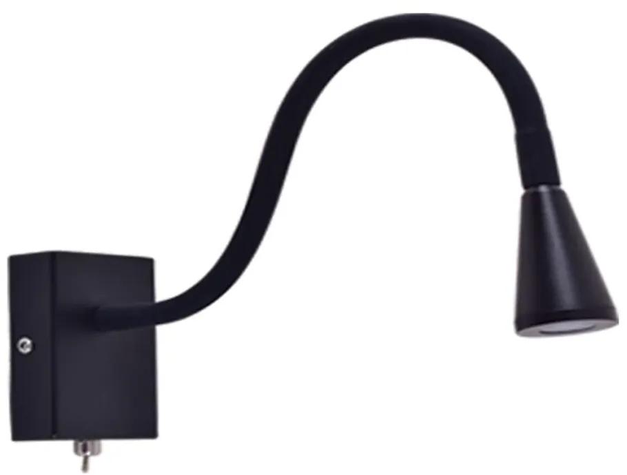 Φωτιστικό Τοίχου - Απλίκα 77-3589 SE 124-1AB Cable Black Homelighting Μέταλλο