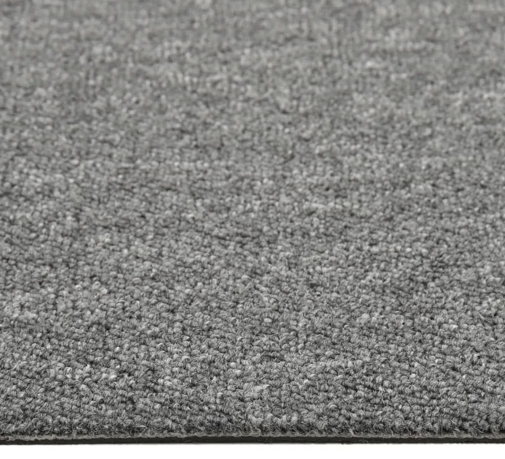 vidaXL Μοκέτα Πλακάκι 20 τεμ. Γκρι 5 μ² 50x50 εκ.