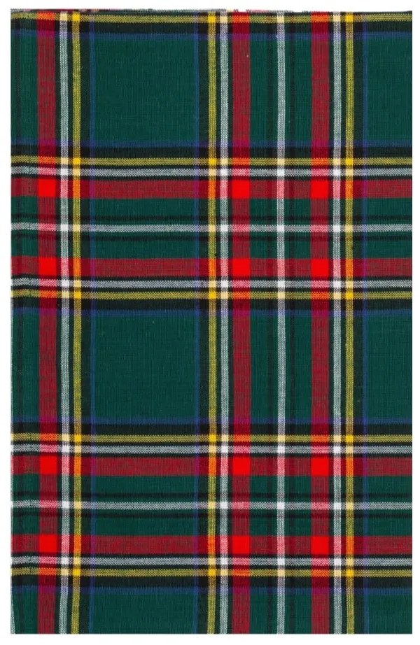 Amo la Casa Runner Βαμβακερό Καρώ 45x140 - Tartan Κυπαρισσί