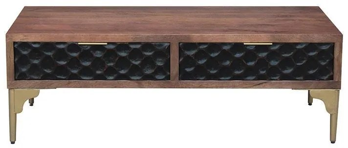 Τραπεζάκι Σαλονιού Amrita Καφέ 120x40x60εκ. 120x60x40 εκ.