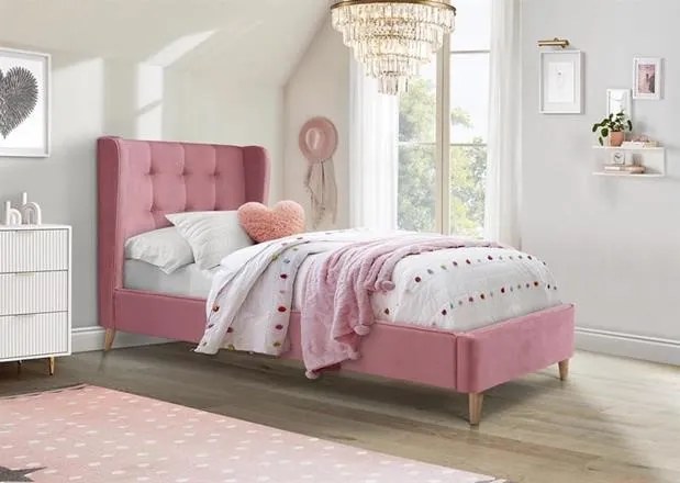 ESTELLA 90 cm bed pink