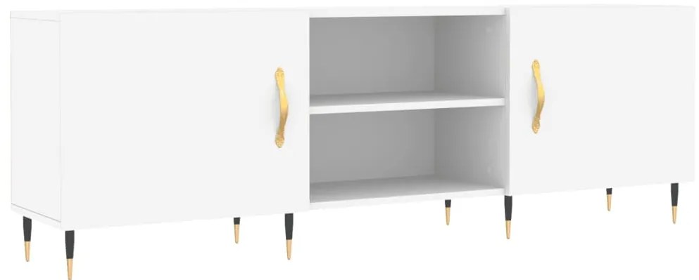 vidaXL Έπιπλο Τηλεόρασης Λευκό 150x30x50 εκ. από Επεξεργασμένο Ξύλο