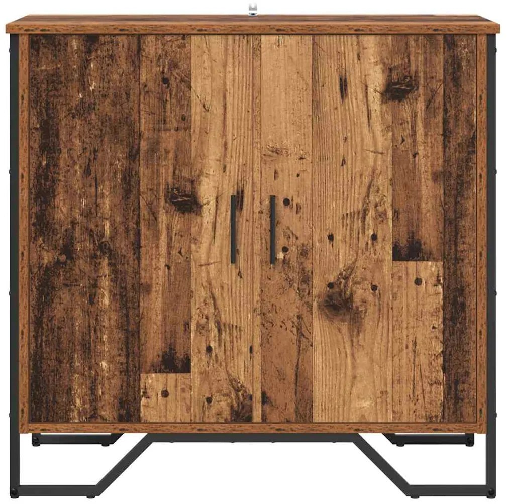 vidaXL Πλαϊνό γραφείο Καφέ 78 x 35.5 x 74.5 εκ. Επεξεργασμένο ξύλο