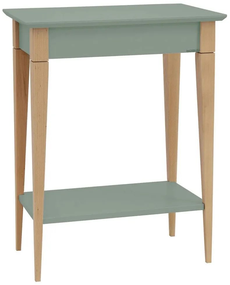 Κονσόλα Mimo S MIMOCSBE17 65x35x74cm Sage Green-Beech Mdf, Wood