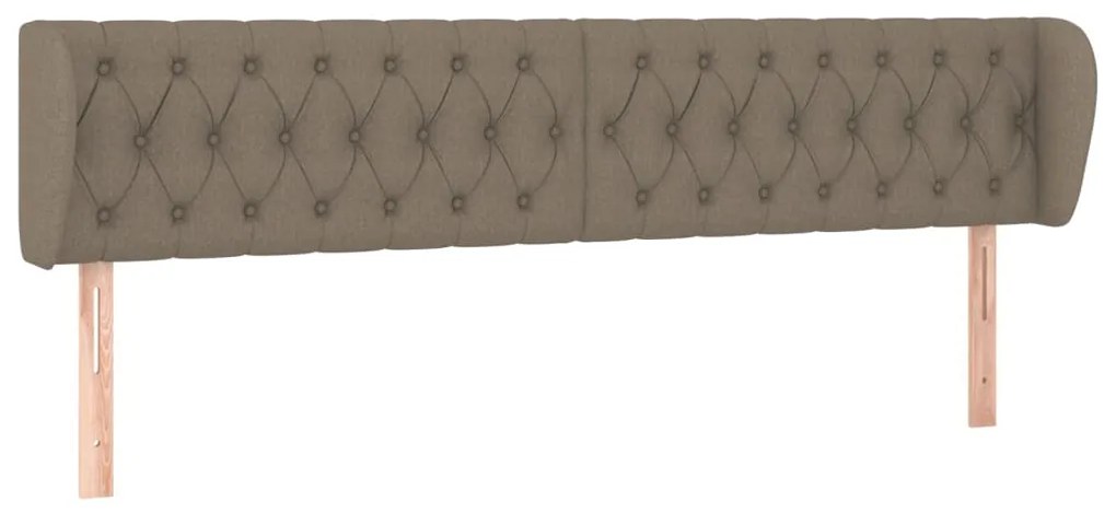 Κεφαλάρι με Πτερύγια Taupe 203 x 23 x 78/88 εκ. Υφασμάτινο 3117506