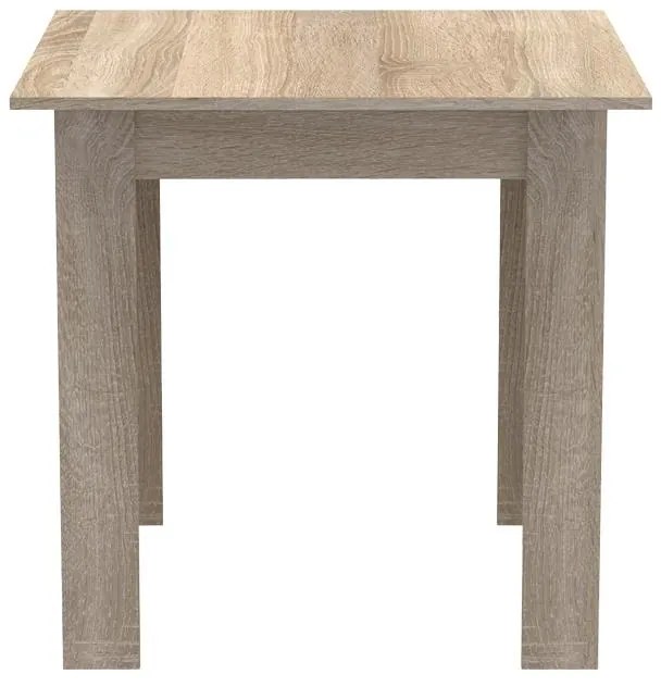 Τραπέζι Manka I μελαμίνη σε sonoma απόχρωση 80x80x77εκ 80x80x77 εκ.