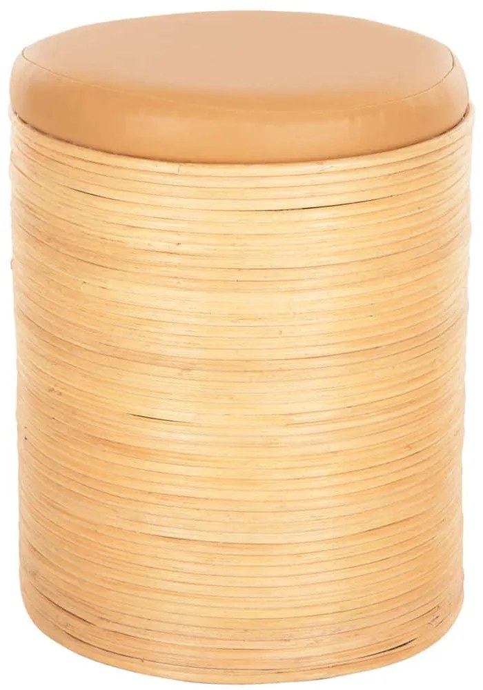 Σκαμπό Mitch HM9886 Φ37x47cm Natural