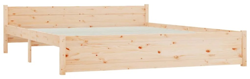 vidaXL Πλαίσιο Κρεβατιού 160 x 200 εκ. από Μασίφ Ξύλο
