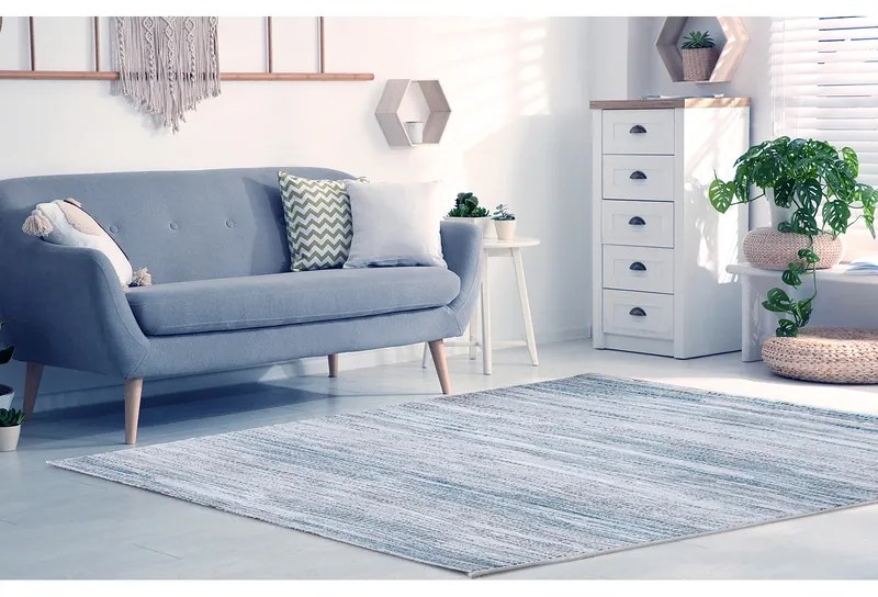 Χαλί μοντέρνο Neva 8531/410 κυβάκια με νερά - Colore Colori 1,40x2,00
