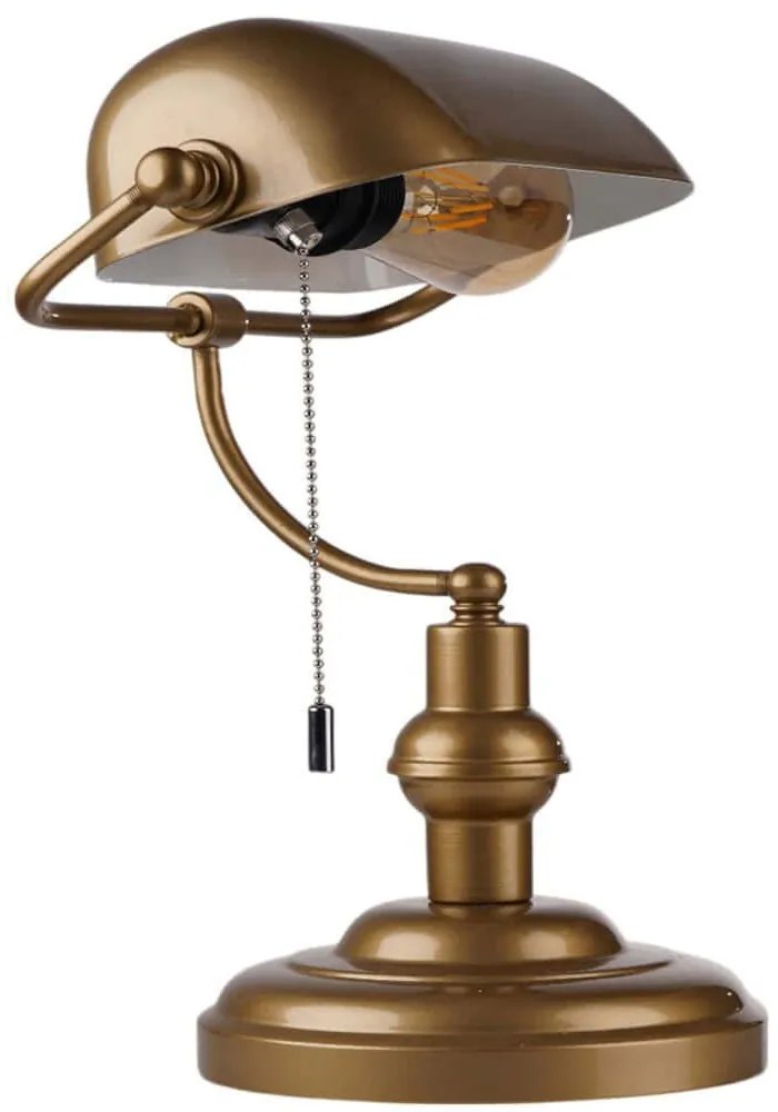 Φωτιστικό Επιτραπέζιο 534LUN5171 27x10x38cm 1xE27 40W Gold Opviq