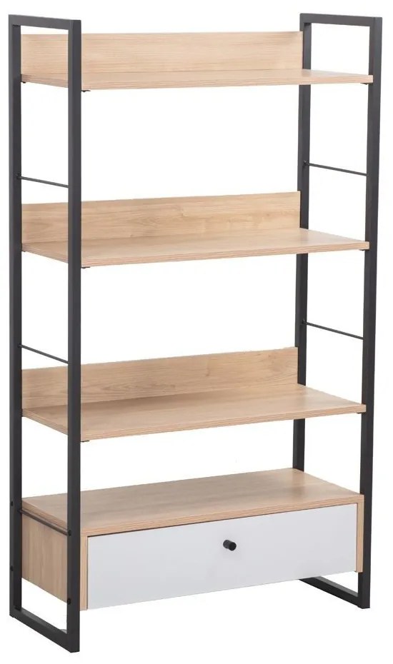 Βιβλιοθήκη Trilogy 28-0309 70x30x125 Natural-Black