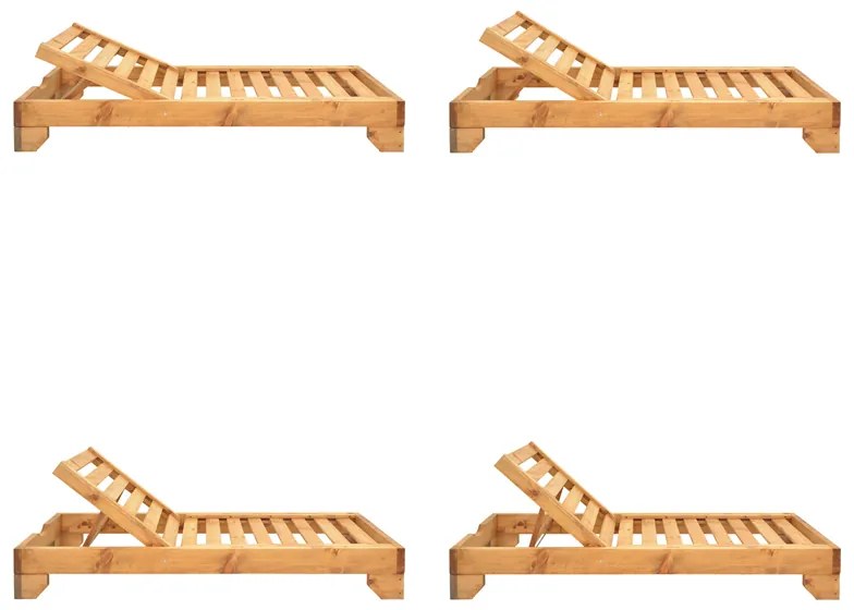 Ξαπλώστρα Zalka pakoworld L1 σε φυσική απόχρωση 66x197x28εκ - 363-000013