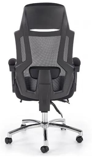 Καρέκλα γραφείου Houston 495, Γκρι, Μαύρο, 116x61x60cm, 19 kg, Με ρόδες, Με μπράτσα, Μηχανισμός καρέκλας: Κλίση | Epipla1.gr