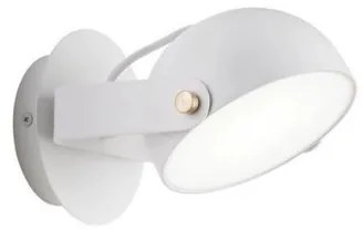 Απλίκα LED Hemi σε 2 χρώματα Viokef-4205800-Λευκό 4205800