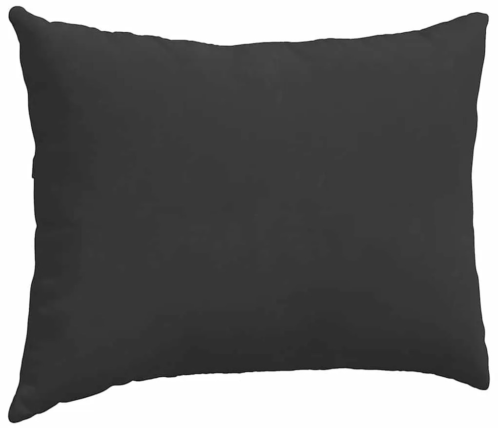 vidaXL Μαξιλάρι Καναπέ 2 pcs Μαύρο 70 x 50 cm ύφασμα