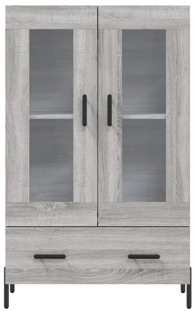vidaXL Ντουλάπα Γκρι Sonoma 69,5 x 31 x 115 εκ. από Επεξεργασμένο Ξύλο