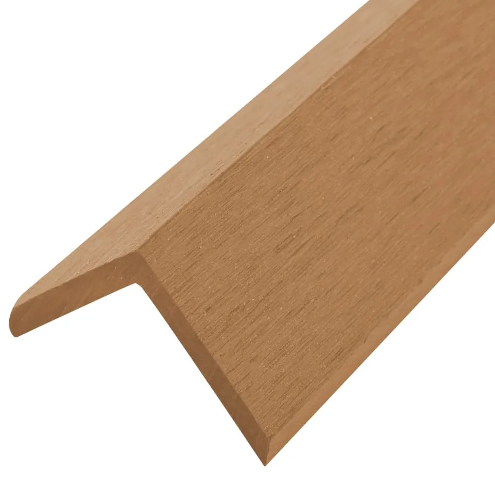 vidaXL Γωνίες Deck 5 τεμ Χρώμα Teak 170 εκ. από WPC