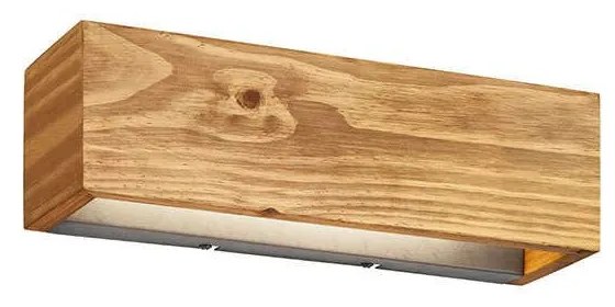 Φωτιστικό Τοίχου - Απλίκα Led Brad 223790130 11x37cm Wood Trio Lighting Metal,Wood