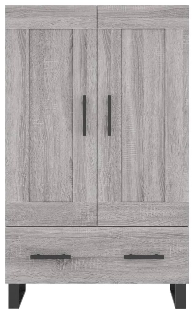 vidaXL Ντουλάπα Γκρι Sonoma 69,5 x 31 x 115 εκ. από Επεξεργασμένο Ξύλο