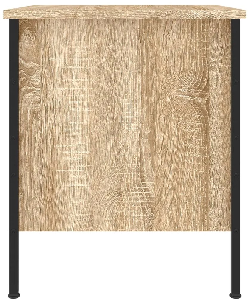 vidaXL Κομοδίνο Sonoma Δρυς 40 x 42 x 50 εκ. από Επεξεργασμένο Ξύλο