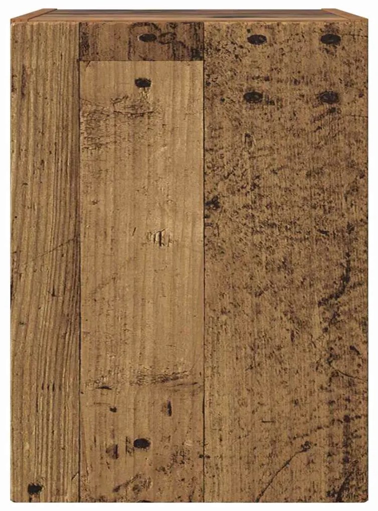 vidaXL Ντουλάπι Τηλεόρασης Τοίχου Παλιό Ξύλο 30 x 31 x 40 εκ.