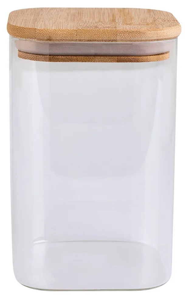 Δοχείο Αποθήκευσης Γυάλινο Με Καπάκι Bamboo Essentials 950ml - Estia