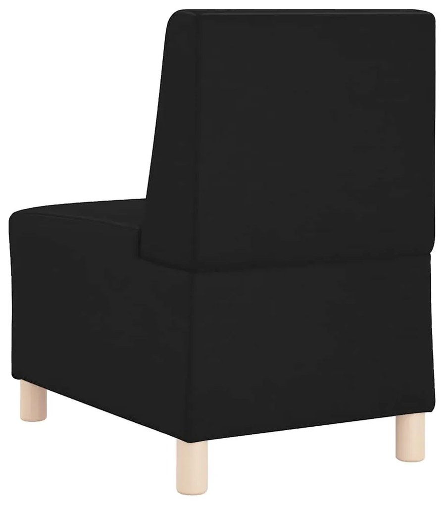 vidaXL Μοναδικός Καναπές χωρίς Χερούλια 3 pcs Μαύρο 55 x 74 x 82 εκ.
