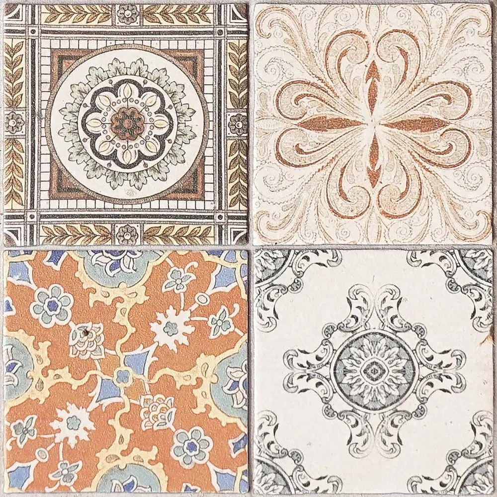 Persian Tiles πλακάκια διακόσμησης πατώματος (Κατόπιν παραγγελίας 30 ημέρες) (Κατόπιν παραγγελίας 30 ημέρες) - 32305 - 32305