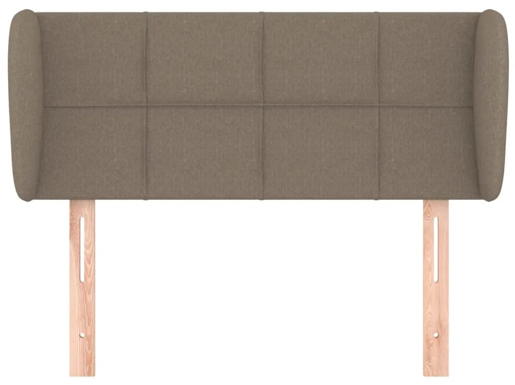 vidaXL Κεφαλάρι με Πτερύγια Taupe 103x23x78/88 εκ. Υφασμάτινο