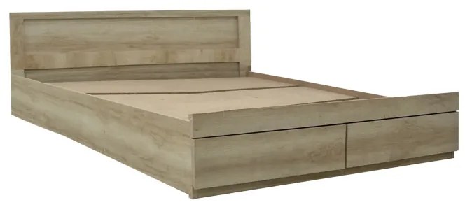 Κρεβάτι Olympus  με συρτάρι castillo-oak 140x200εκ